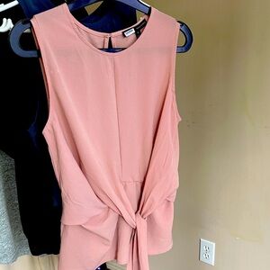 Harve Benard Pink Sleeveless Blouse